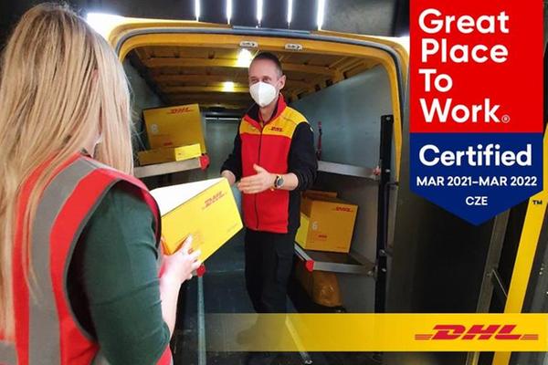 Společnost DHL Express Česká republika získala ocenění GREAT PLACE TO WORK pro rok 2021